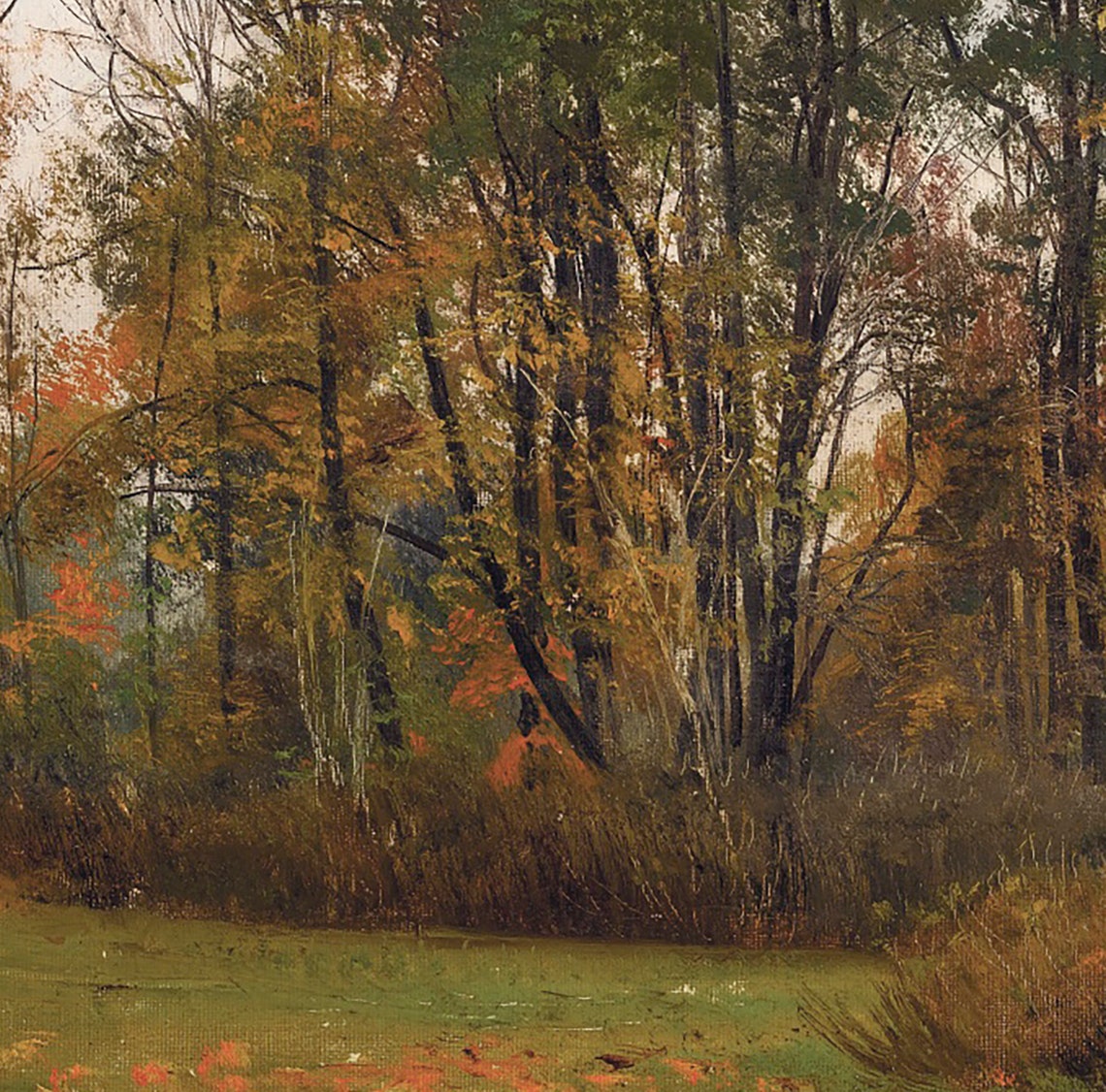 Vintage Fall Landscape - Autumn Art - Image 3