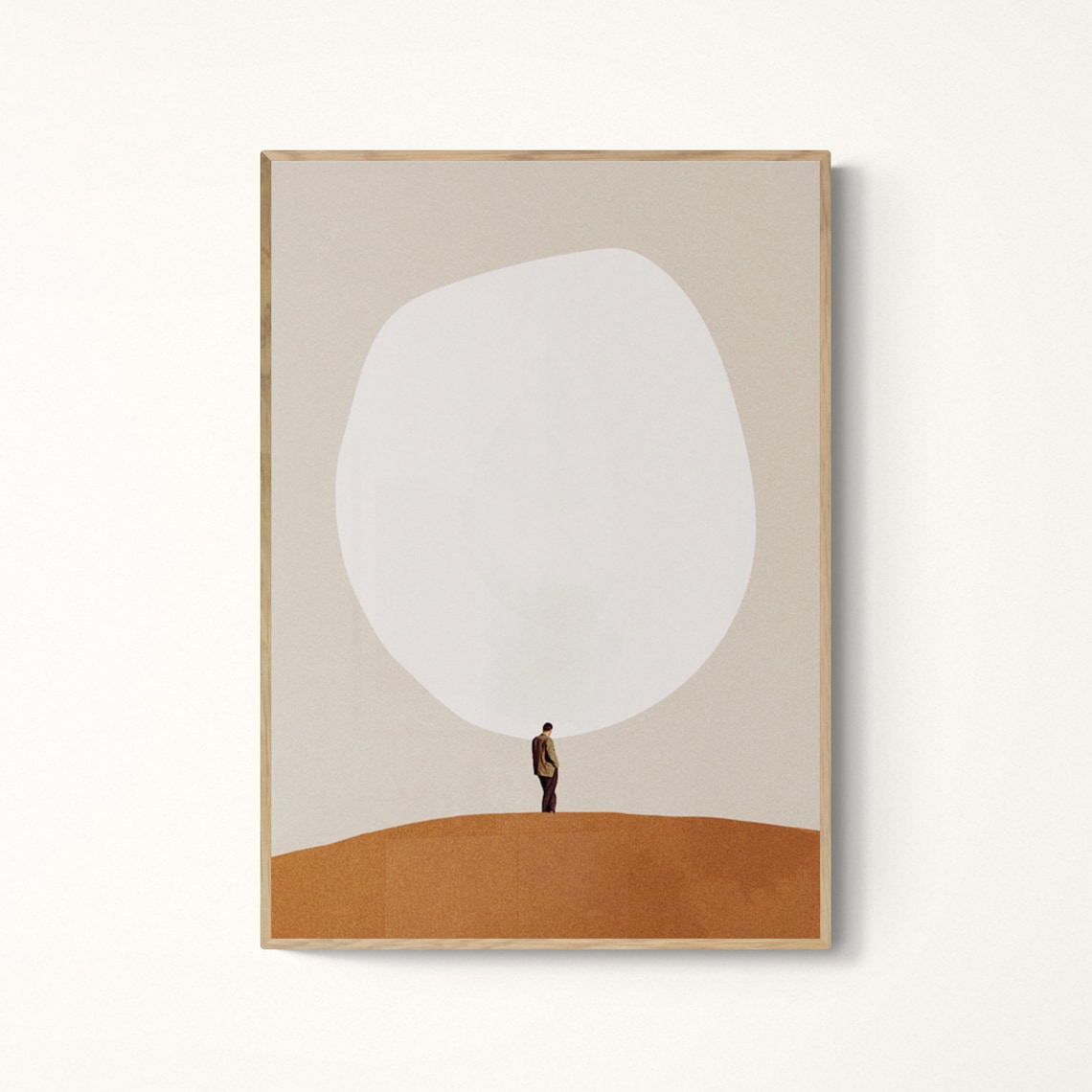 Overthinking Museum Quality Matte Poster Collage Art Print