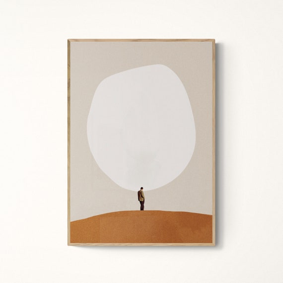 Overthinking Museum Quality Matte Poster Collage Art Print
