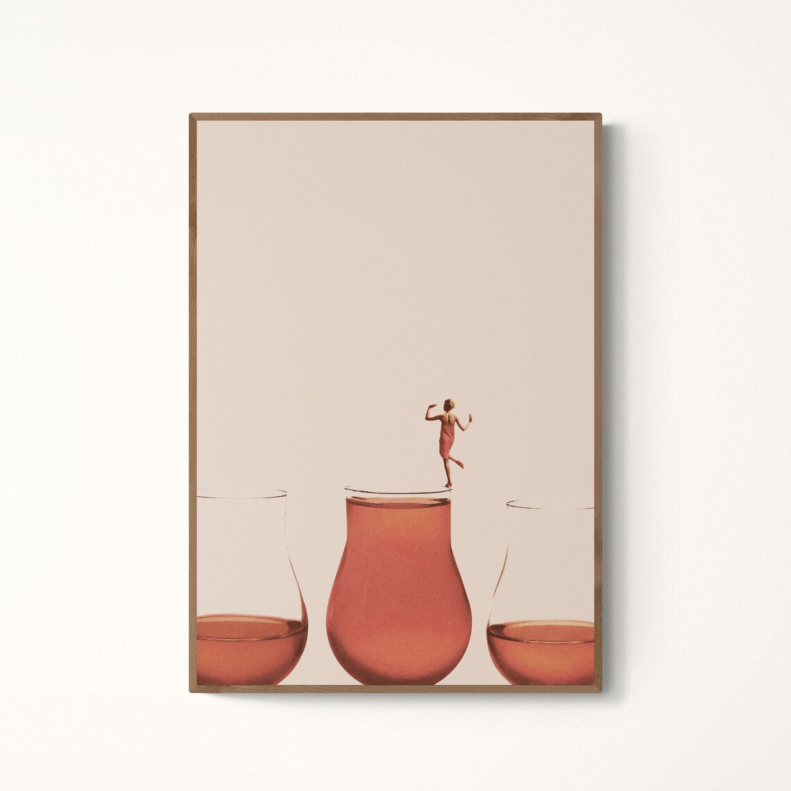 I Prefer The Full One Cocktail Art Print