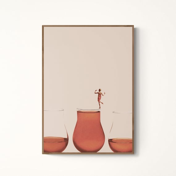 I Prefer The Full One Cocktail Art Print