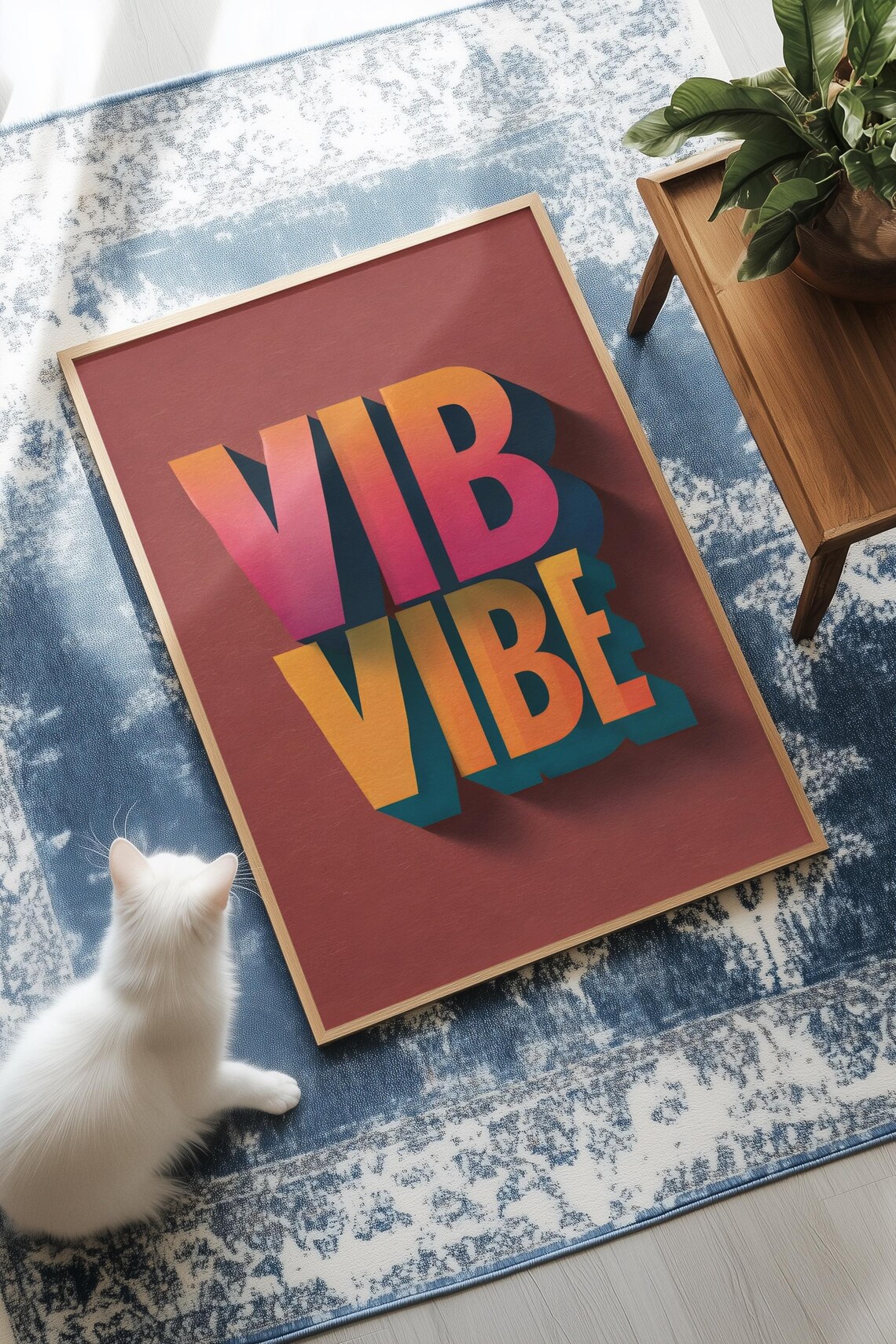 Motivational Phrase With Shadows And Bold Fonts Wall Art