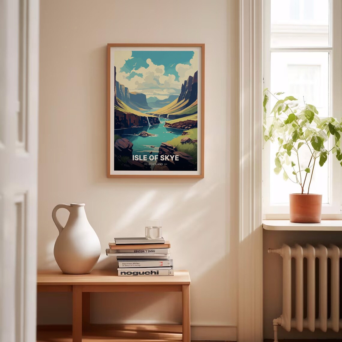 Isle Of Skye Scotland Dramatic Valley Loch Scenic Landscape Poster - Image 4