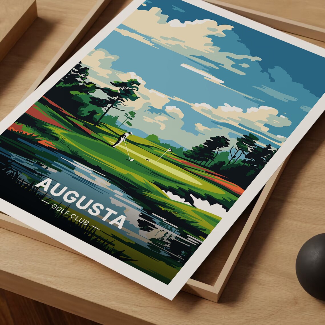 Augusta Golf Course Poster Travel Wall Art Golf Lover Home Decor Unique Gift For Golf Enthusiasts C20 1901 - Image 3