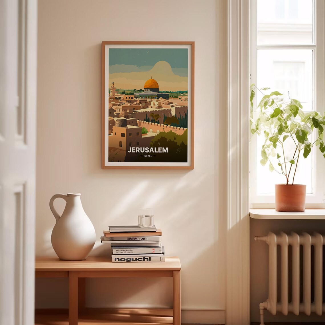 Jerusalem Travel Poster, Scenic Destination Art Print - Image 4