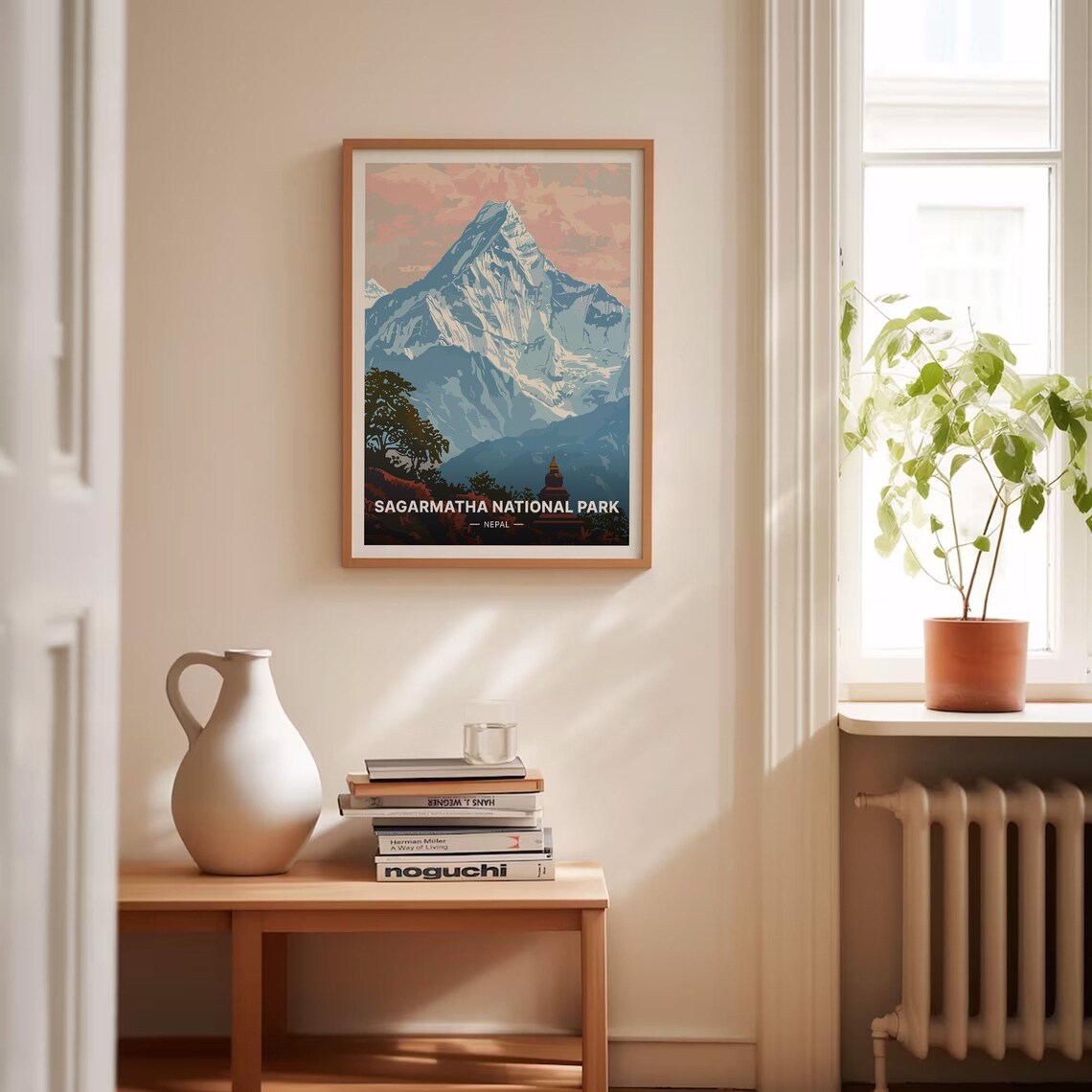 Sagarmatha National Park Travel Poster, Nepal Himalayas - Image 4