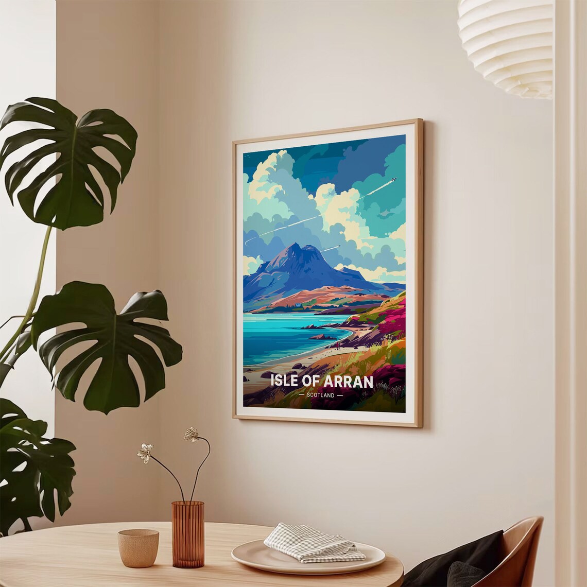 Isle Of Arran Travel Poster, Scotland Landscape - Image 2