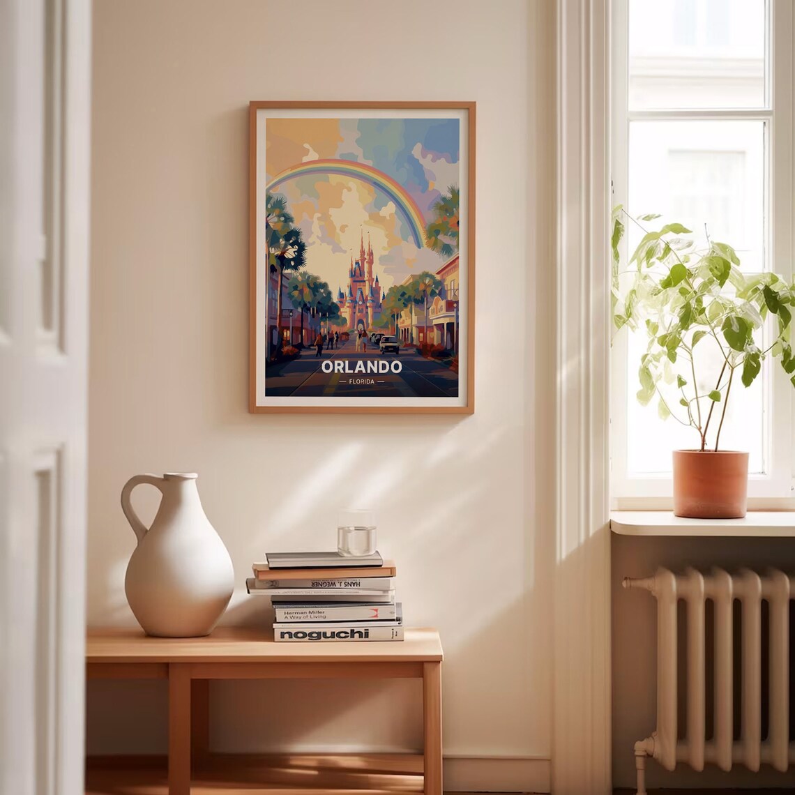 Orlando Travel Poster, Mid-Century Modern Decor - Image 4
