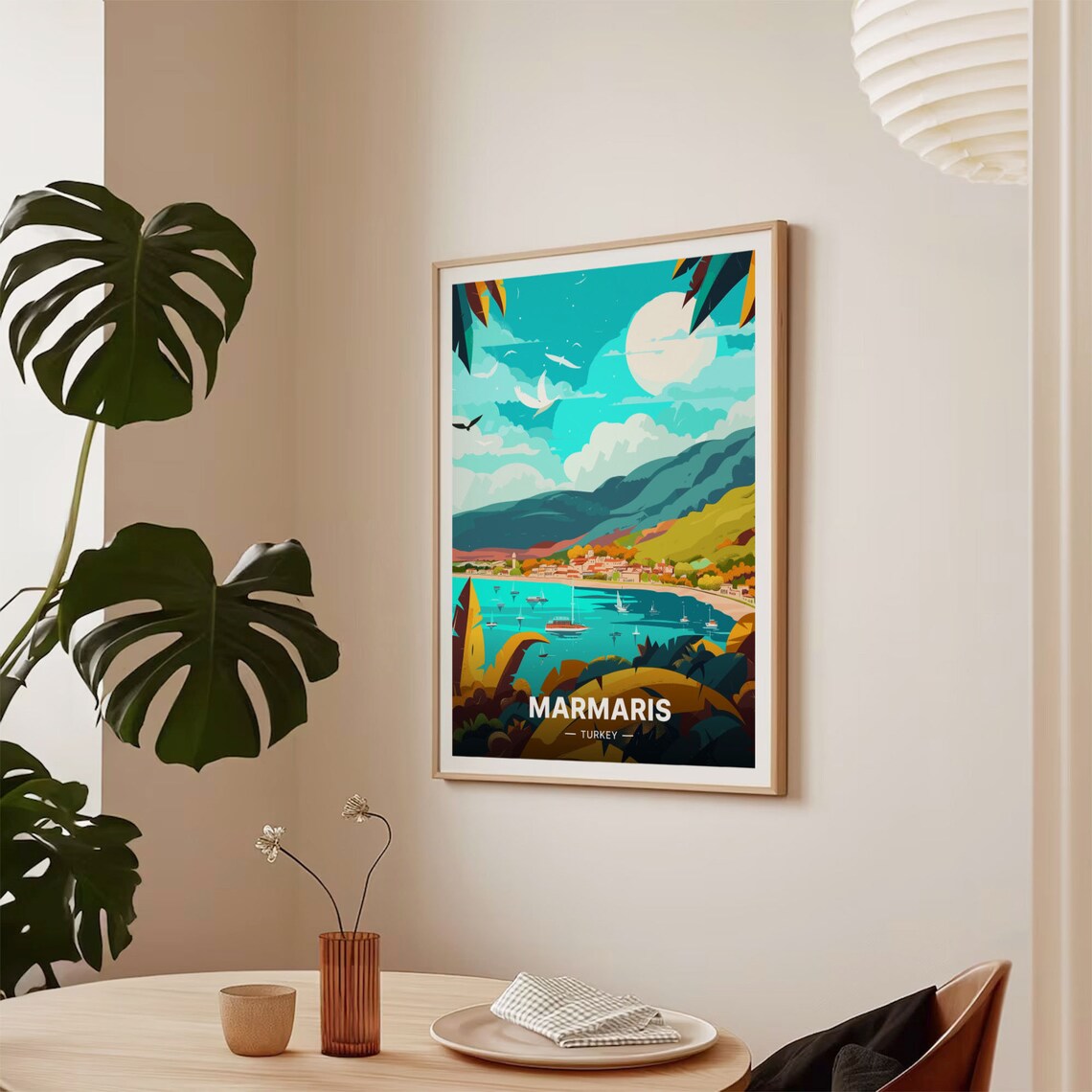 Marmaris Travel Poster, Turkey Travel Poster - Image 2