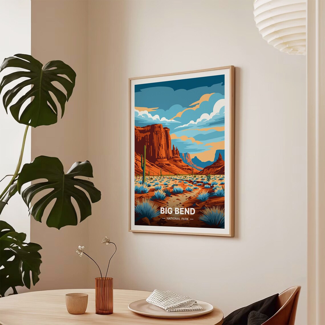 Big Bend National Park Travel Poster, Scenic Art - Image 2