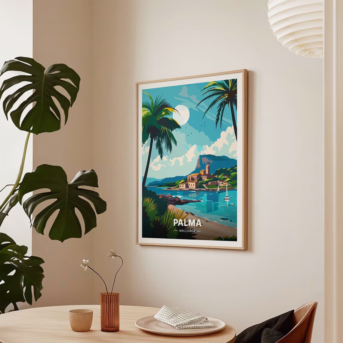 Mallorca Spain Travel Poster, Palma De Mallorca Art Print - Image 2