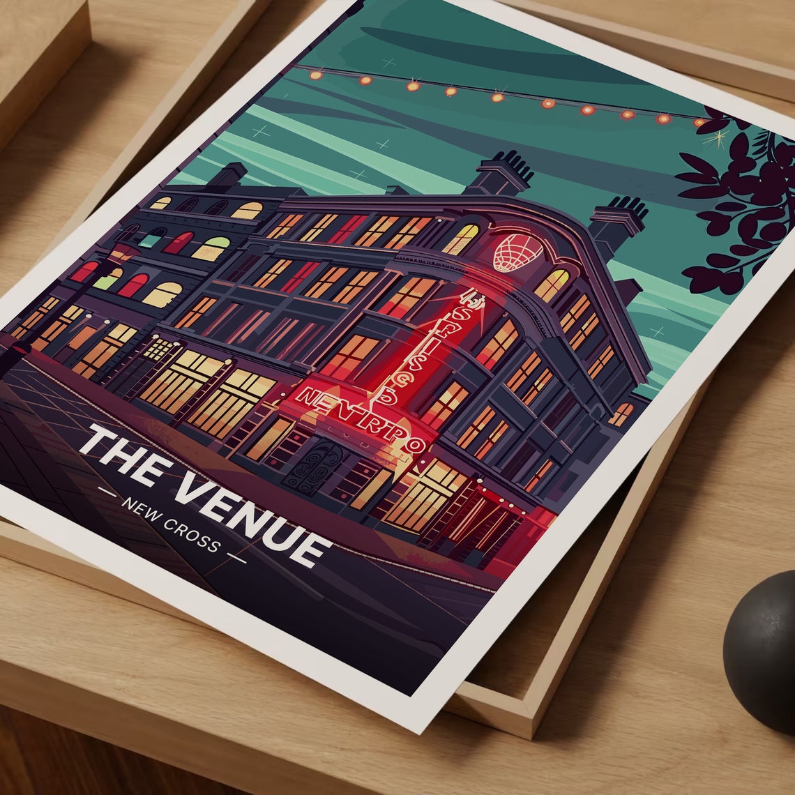 London Nightlife Travel Poster South East London Club Scene Dj Live Music Events Rave Art Architectural Illustration C20 1700 - Image 3