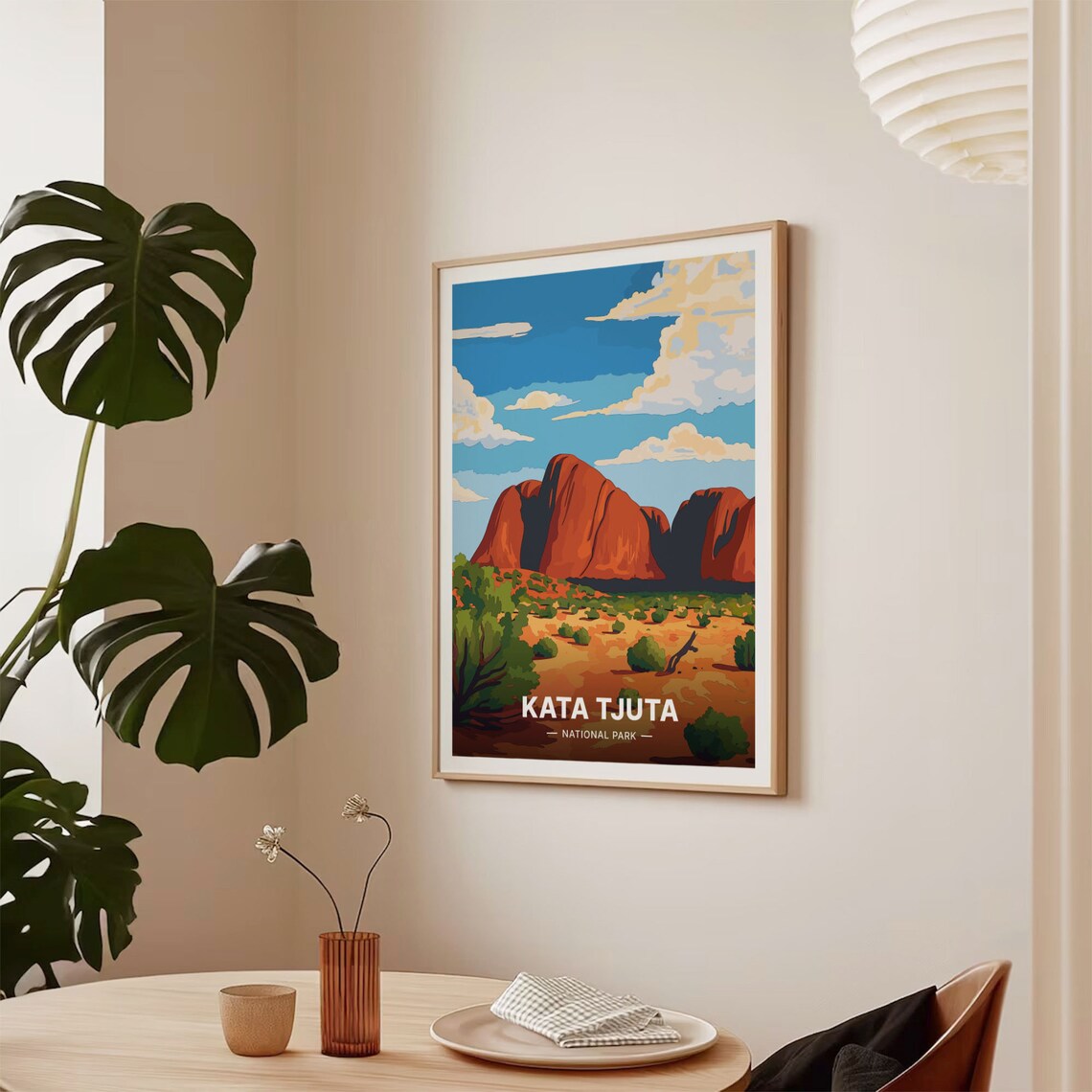 Kata Tjuta National Park Red Domes Outback Desert Travel Poster - Image 2