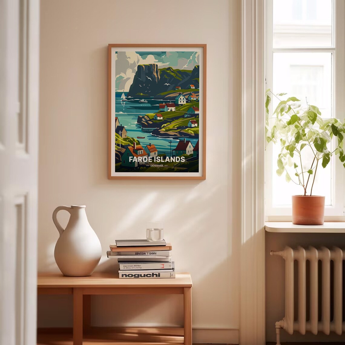 Faroe Islands Travel Poster, Nordic Scenic Landscape - Image 4