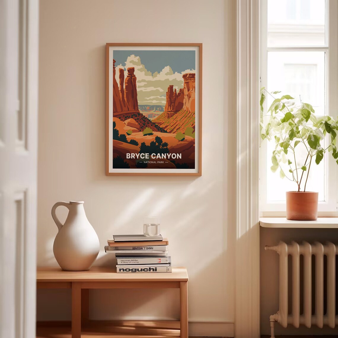 Bryce Canyon National Park Red Rock Hoodoos Desert Vista Poster - Image 4