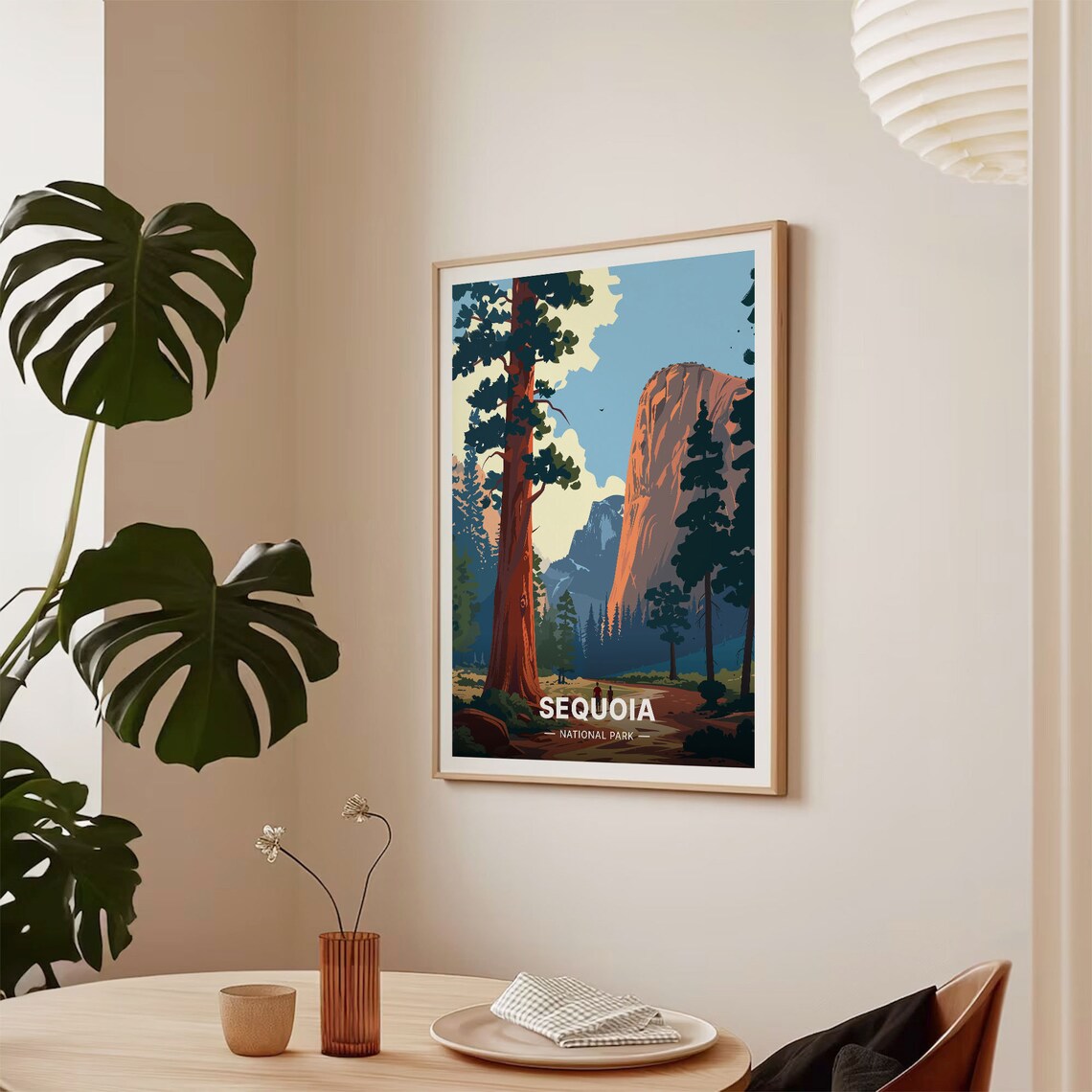 Sequoia National Park Vintage Travel Poster - Image 2