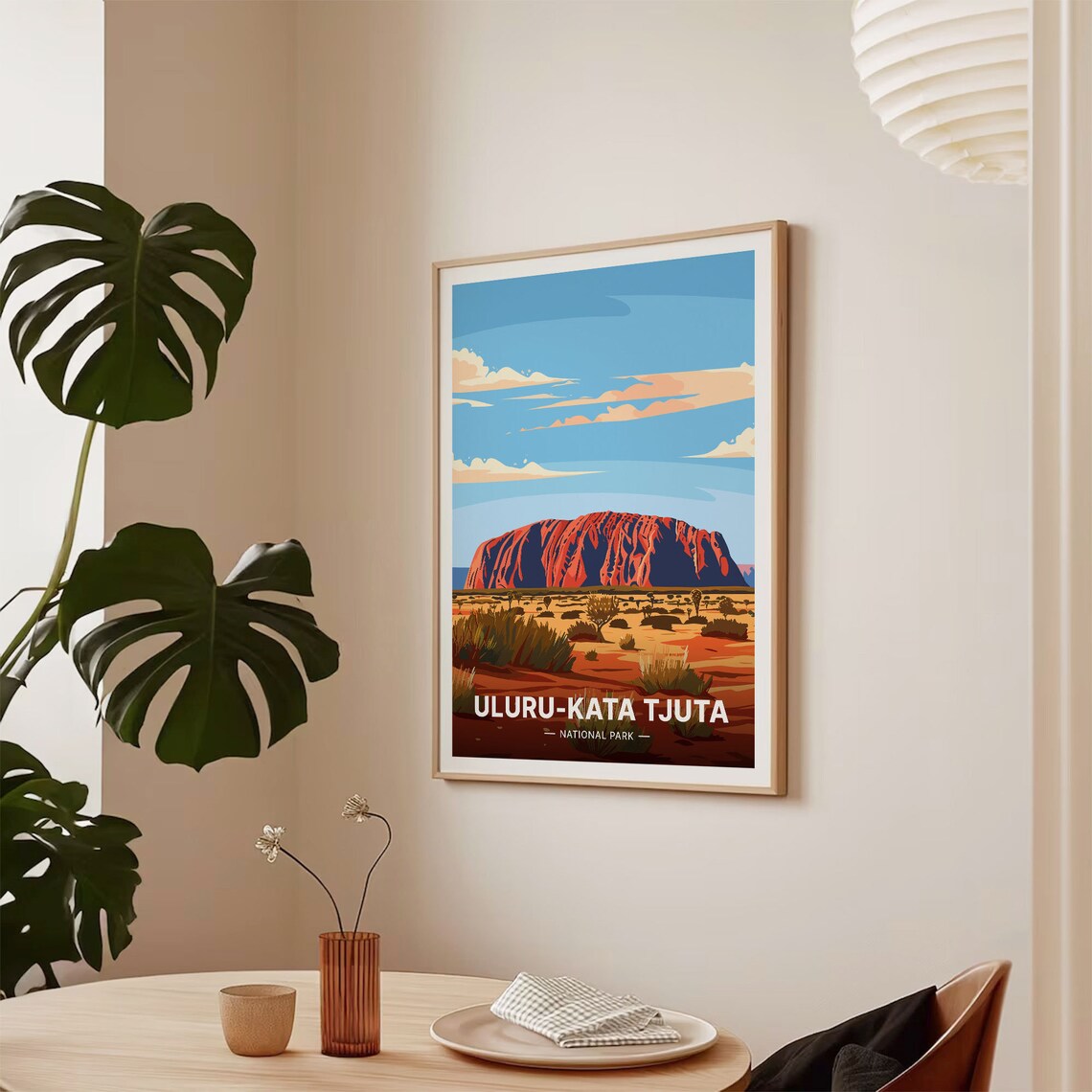 Uluru Kata Tjuta National Park Red Monolith Desert Outback Poster - Image 2