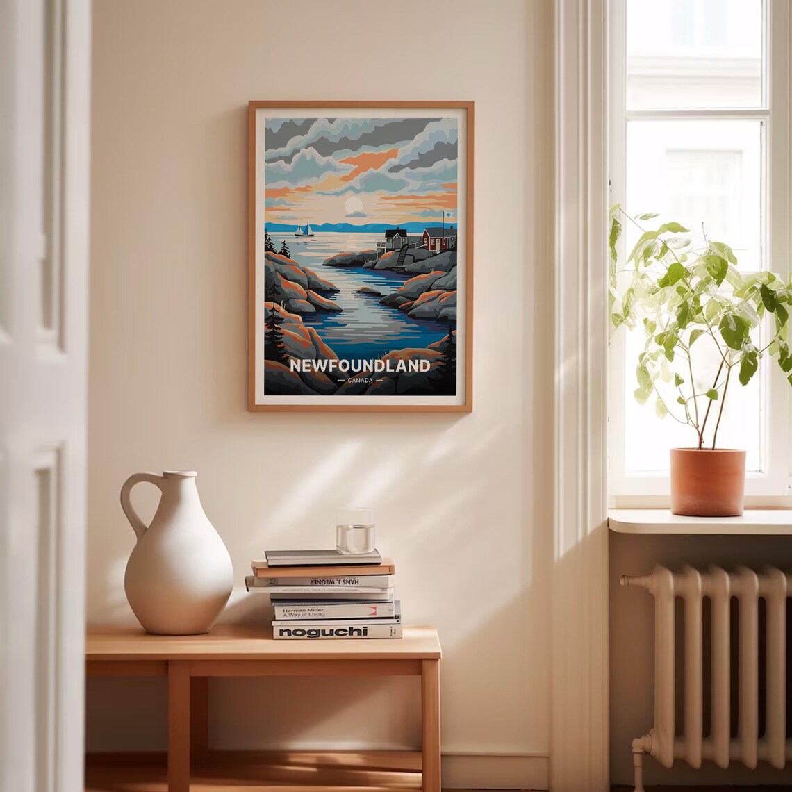 Newfoundland Travel Poster, Canada City Landscape - Image 4