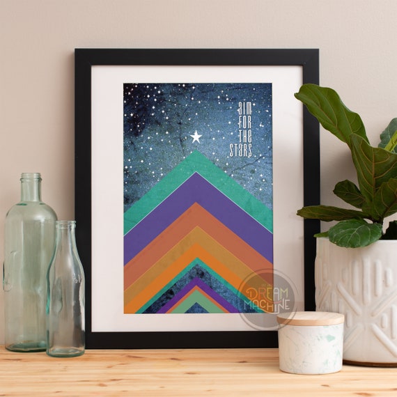 Aim For The Stars, Inspirational Quote