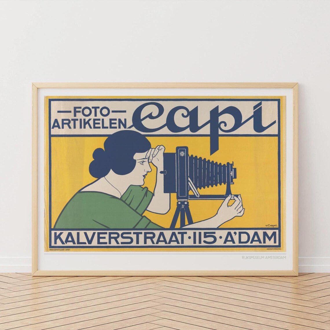 Ivens Co Camera - Art Deco Photography Poster