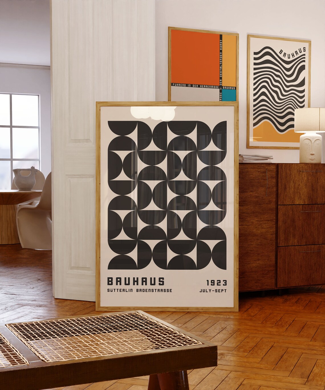 Bauhaus Exhibition 1923 Geometric Wall Art Print