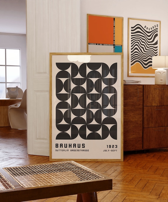 Bauhaus Exhibition 1923 Geometric Wall Art Print