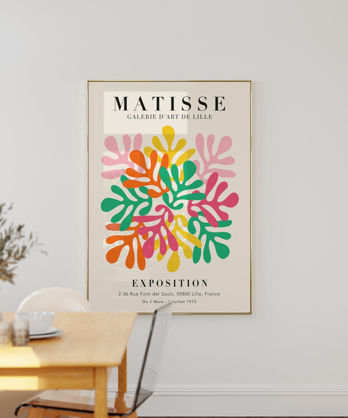 Matisse-Inspired Botanical Cut-Outs Art Print - Image 2