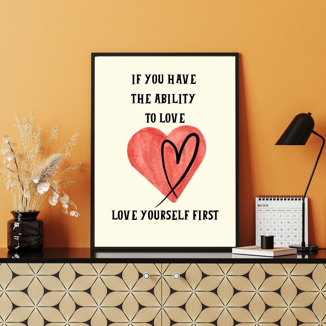 Love Yourself First, Minimalist Motivation Quote - Image 4