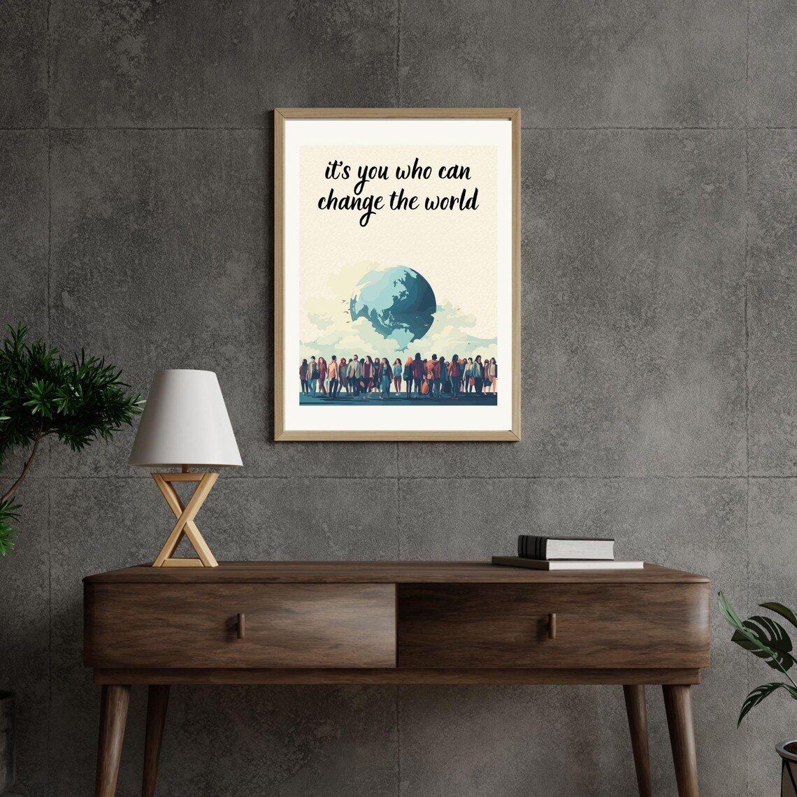 Its You Who Can Change The World - Quote Print - Image 5
