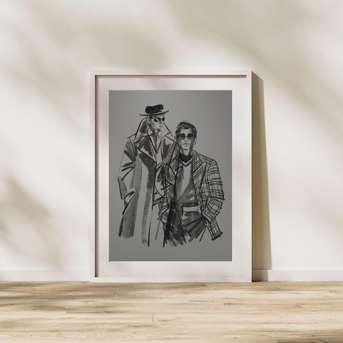 Sophisticated Masculinity Modern Wall Art - Image 4