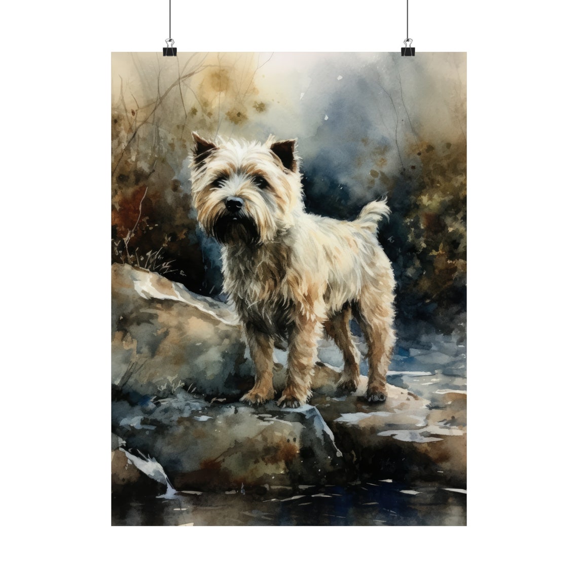 Glen Of Imaal Terrier Dog Art Print Dog Wall Art Animal Art Print Animal Art Poster Dog Lover Gift Colorful Animal Wall Art Cool Dog - Image 5
