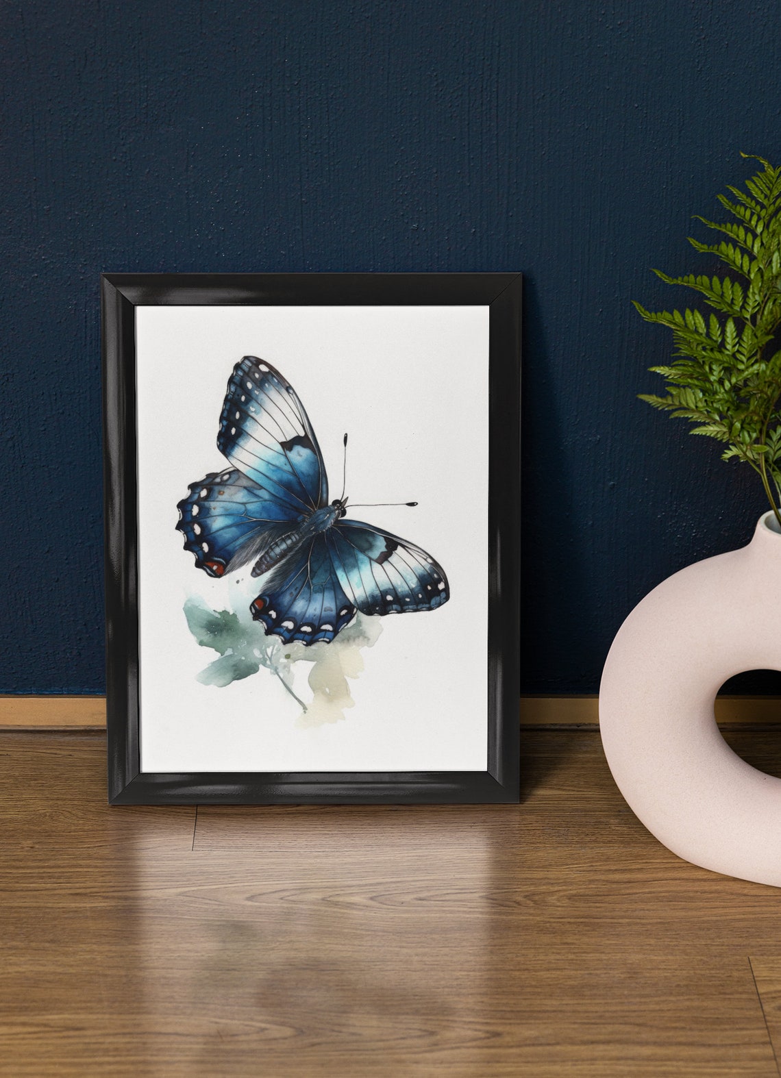 White Admiral Butterfly Art Print Butterfly Home Dcor Watercolor Butterfly Painting Insect Wall Art Nature Lover Butterflies Artwork