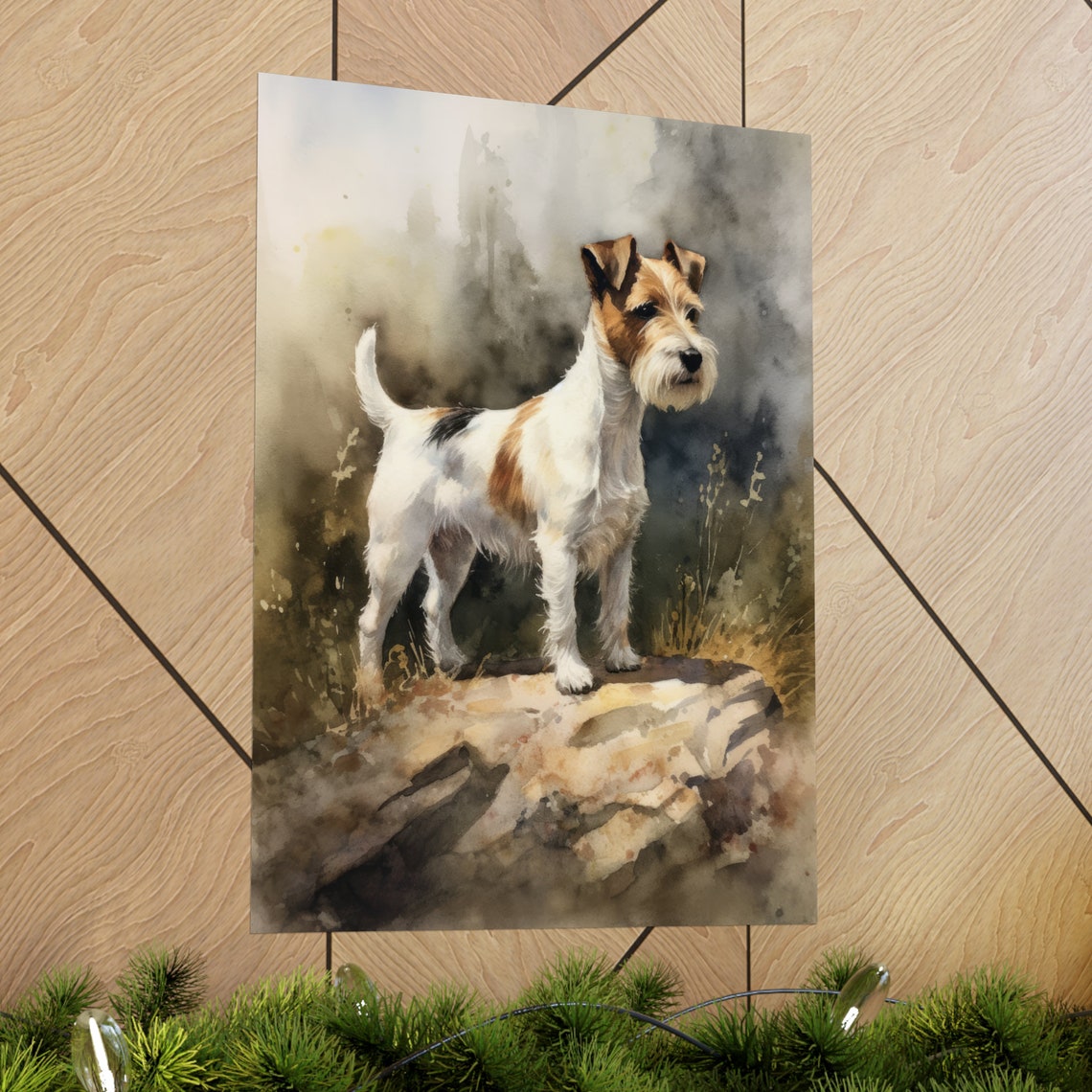 Parson Russell Terrier Dog Art Print Dog Wall Art Animal Art Print Animal Art Poster Dog Lover Gift Colorful Animal Wall Art Cool Dog - Image 2
