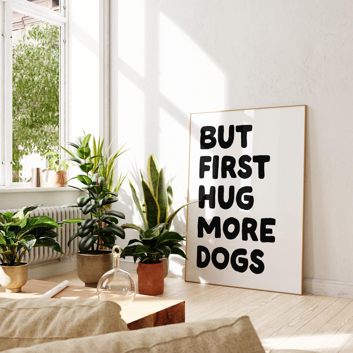 Funny Dog Quote Print Cute Dogs Wall Art Gift For Dog Mom Aesthetic Dog Print Dog Sayings Wall Art Quirky Dog Print
