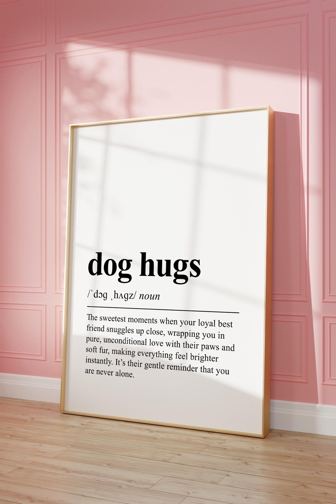 Dog Definition Wall Art Dog Lover Gift Cute Dog Quote Print Dog Mom Print Funny Dog Quote Wall Art Gift For Dog Mom - Image 3