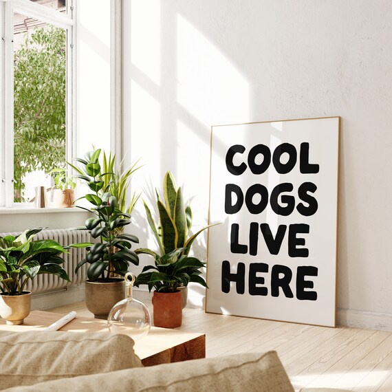 Dog Quote Print Cute Dog Wall Art Funny Dog Quote Print Dog Mom Print Aesthetic Dog Wall Art Gift For Dog Mom
