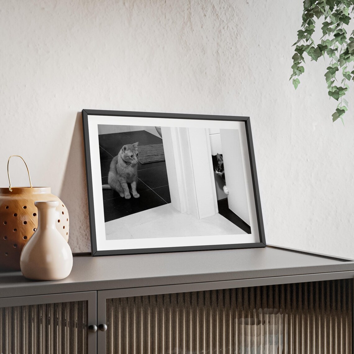 Cat Photograph, Funny Bathroom Wall Art Decor - Image 4
