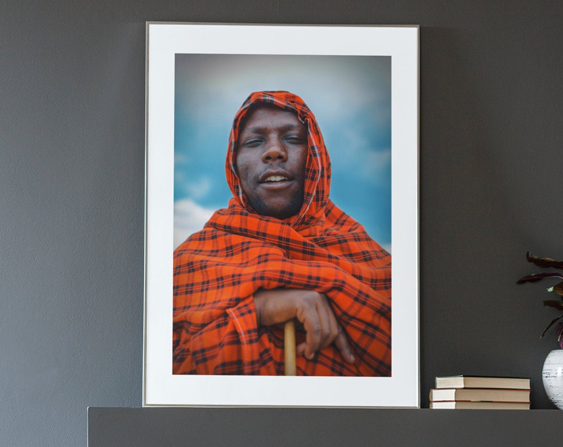Masai Masai Wall Art Masai Warrior Masai Art Masai Tribe Masai Photography Masai Man African Masai African Warrior Art Masai Gifts - Image 4