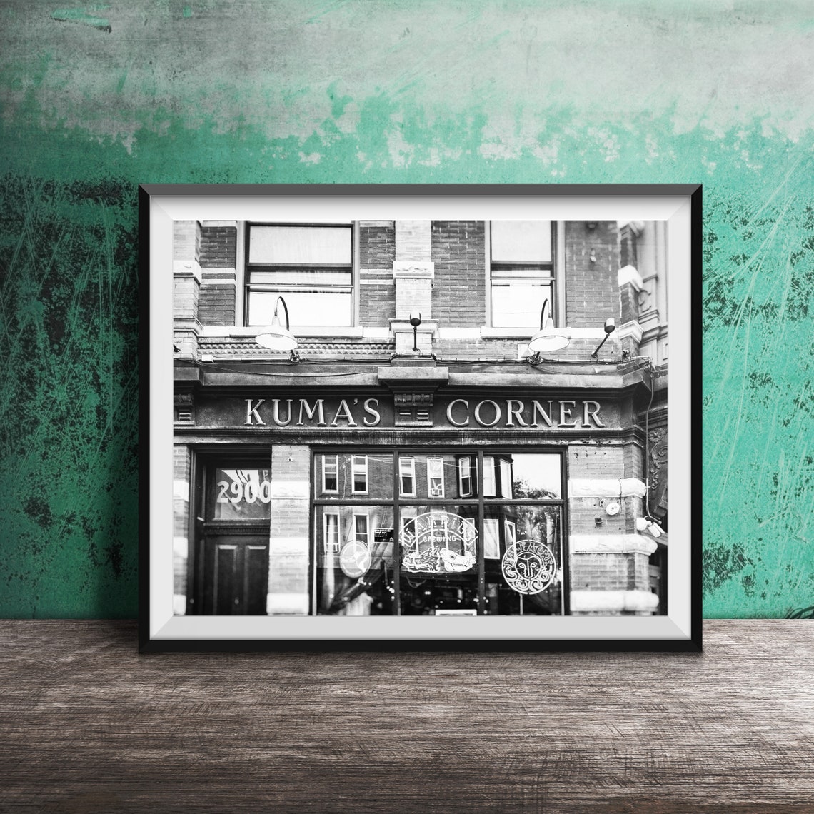 Kumas Corner Restaurant Storefront Sign Chicago Burger Spot Poster - Image 2