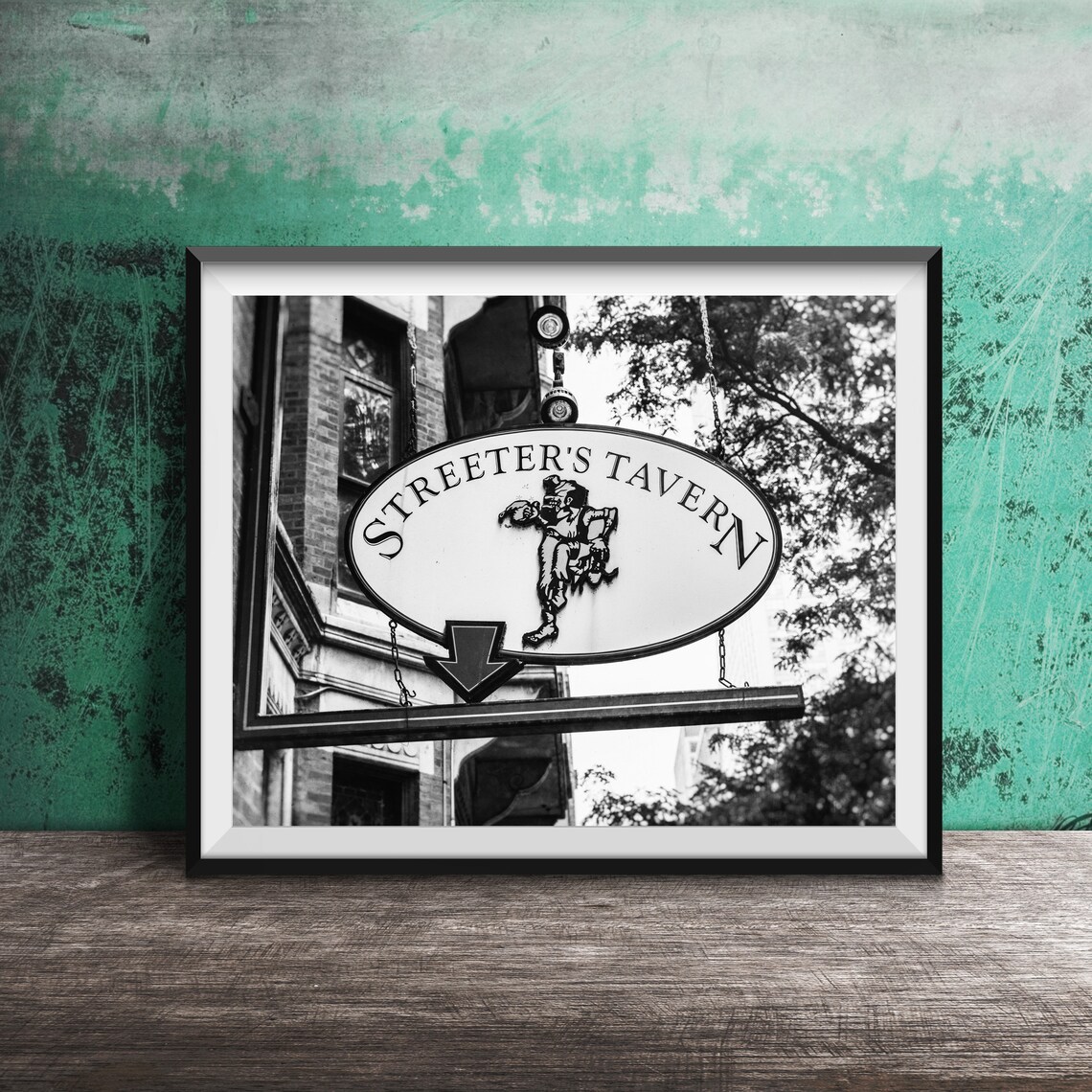 Streeter's Tavern Chicago Hanging Pub Sign Photography Poster - Image 2