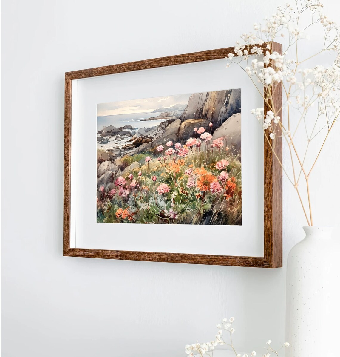 Isle Of Skye Watercolor Coastal Landscape Art Print - Image 4