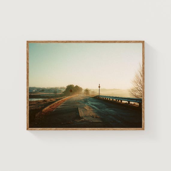 Sunrise Road Print Fujicolor 200 Fine Art Landscape