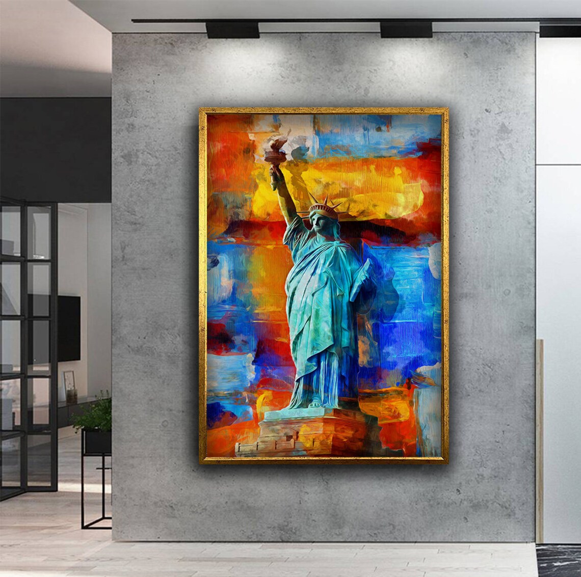 Statue of Liberty Colorful Pop Art New York City Icon Wall Poster - Image 2