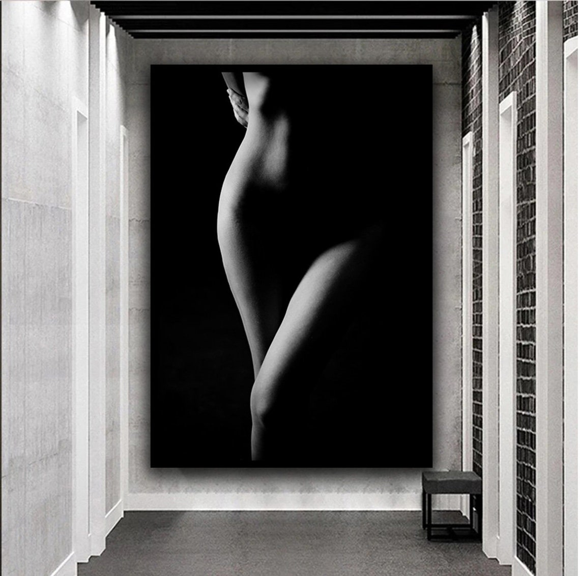 Erotic Female Art Erotic Woman Nudity Wall Art Sexy Girl Wall Decor Sensual Woman Nude Girl Body Art Sexy Wall Print - Image 2