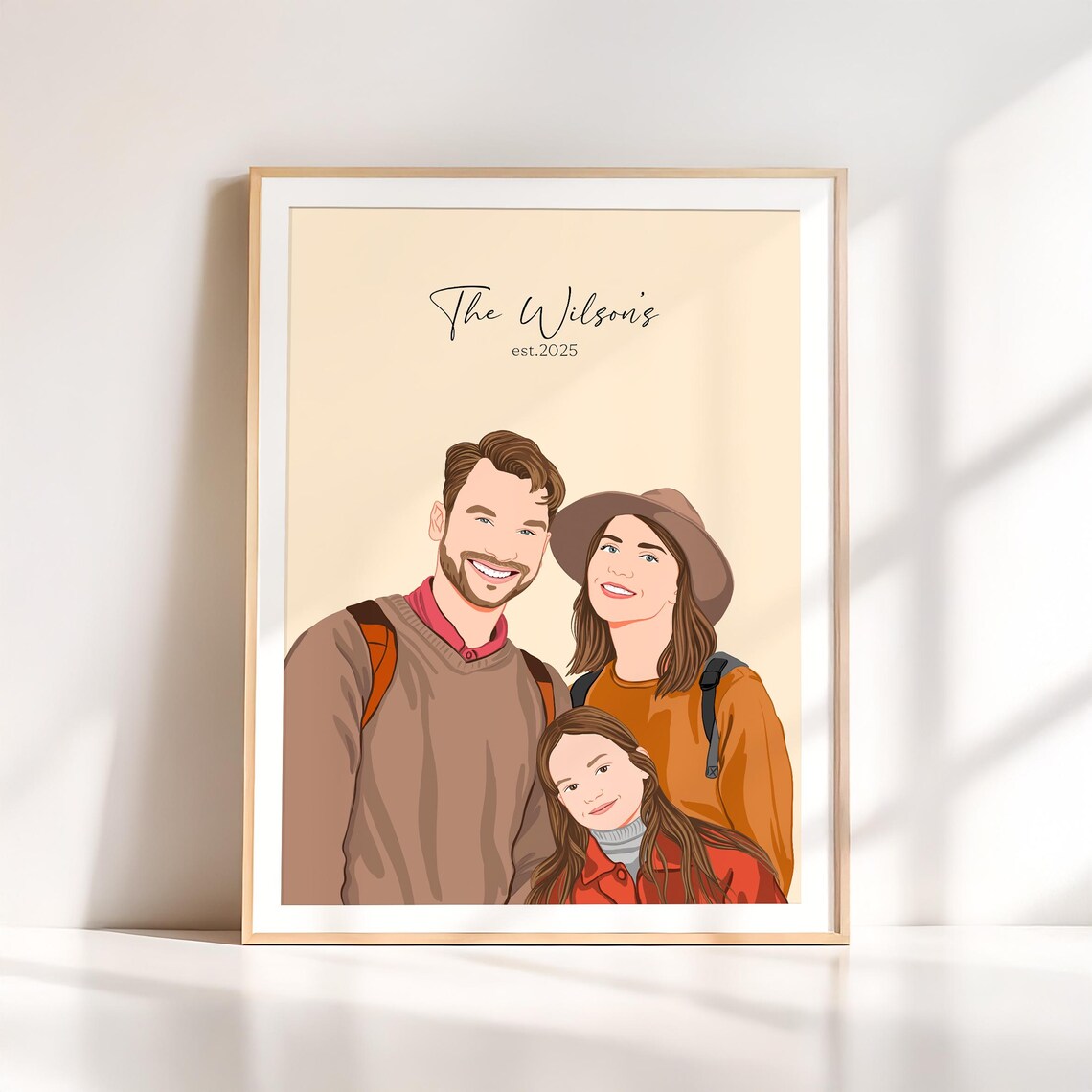 Personalized Family Illustration, Mother's Day Gift - Image 2