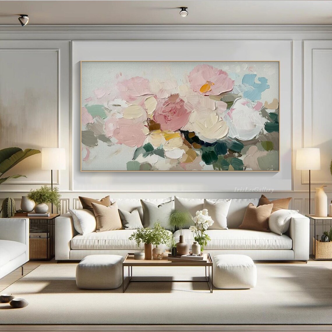 Abstract Floral Peony Art Print, Modern Botanical - Image 4
