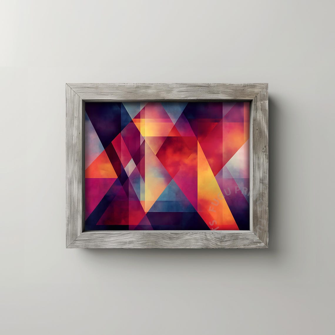 Geometric Abstract Colorful Wall Art Modern Home Decor 19 - Image 2