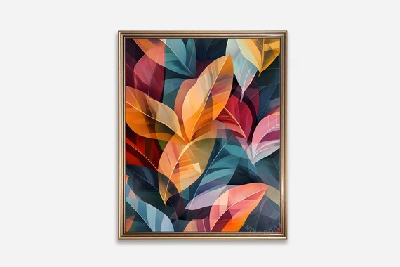 Abstract Feather Art, Modern Decor