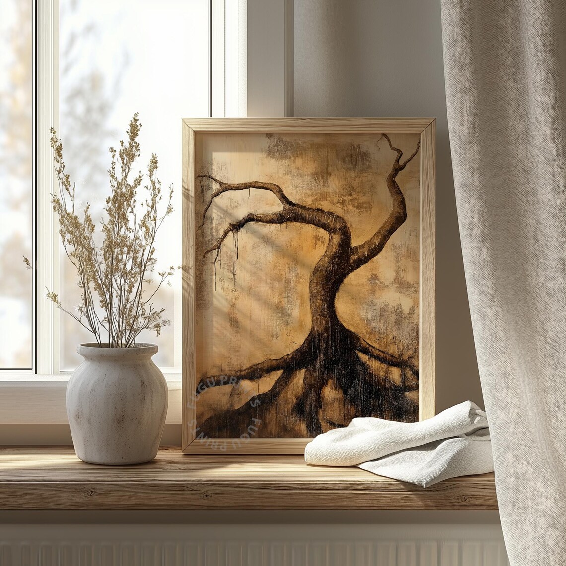 Abstract Tree, Minimalist Home Decor Art - Image 4