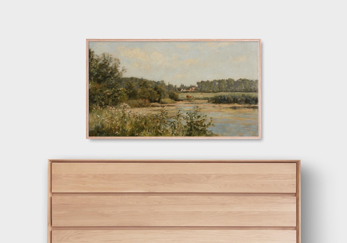 Vintage Landscape Art Print for Frame TV - Image 2